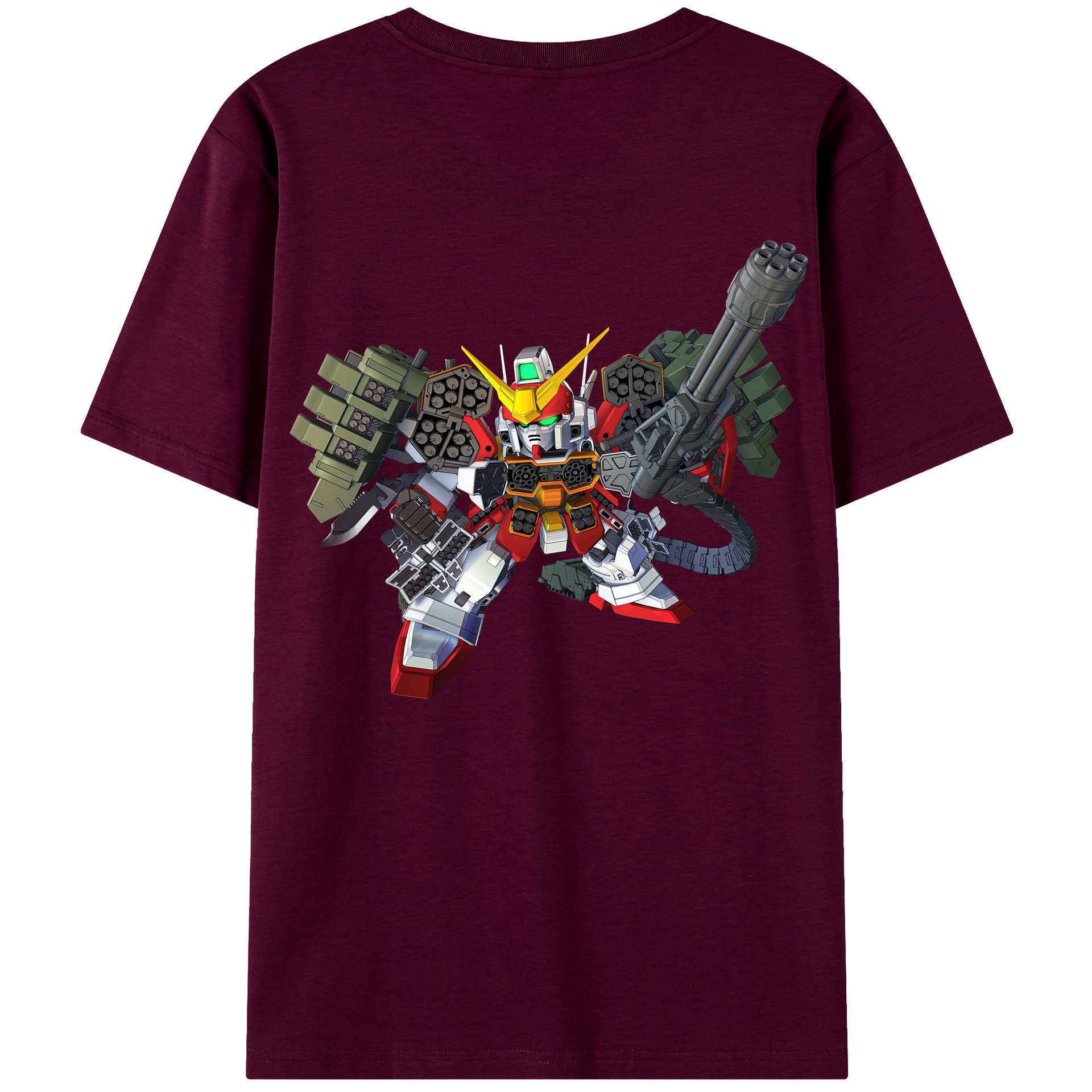 （画像用） 機動戦士ガンダム Mobile Suit Gundam レディース半袖Tシャツ(バックプリント)
